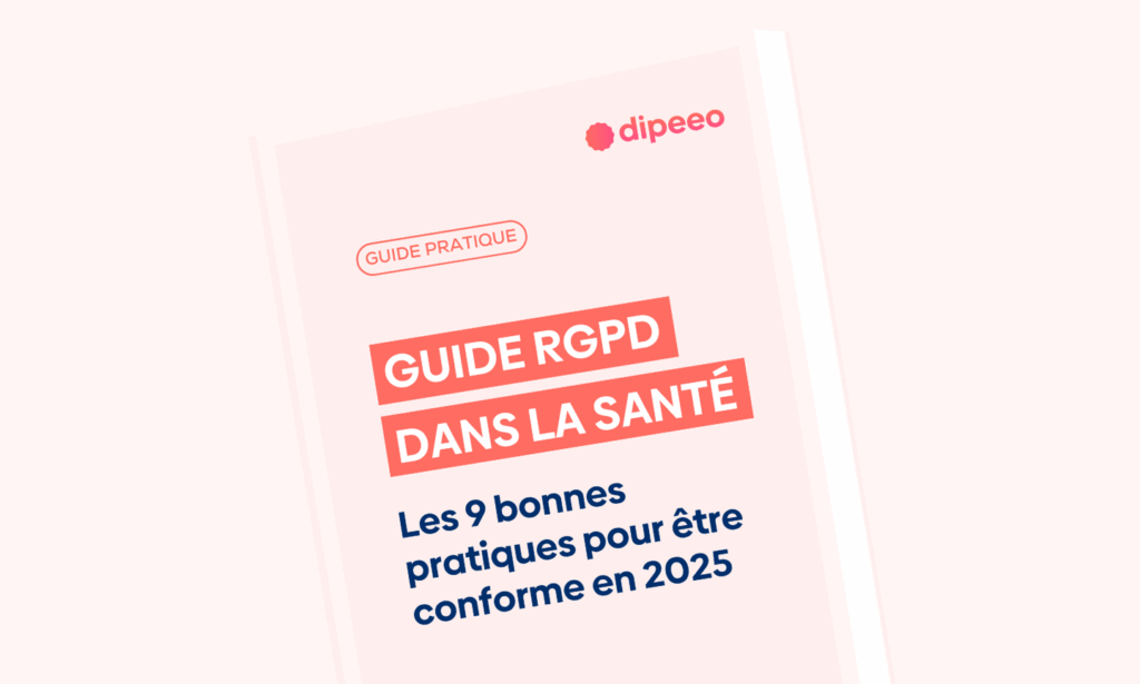 Couverture du guide pratique RGPD dans la santé – les 9 bonnes pratiques pour être conforme en 2025