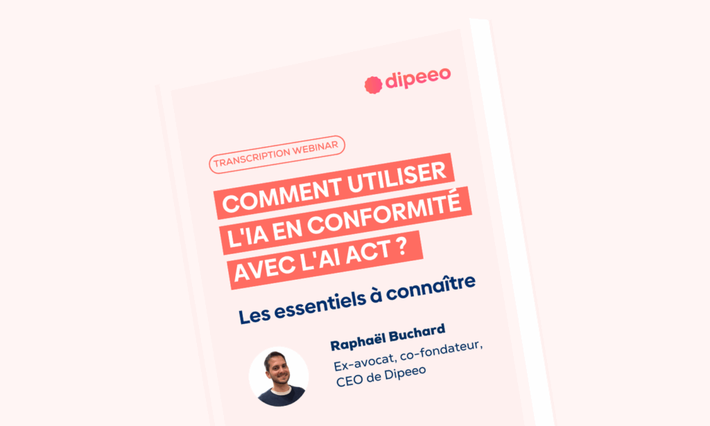 Support présentation webinar AI act
